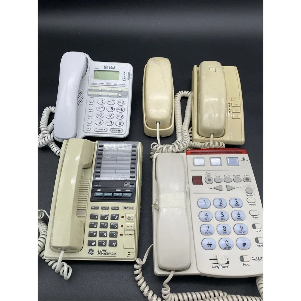 Vintage GE Speakerphone / Other Vintage Phone Lot of 5 Vintage Phones - Picture 4 of 9